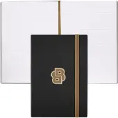 BOSS Schwarzes DIN-A5-Notizbuch mit Double-B-Monogramm Grösse ONESI