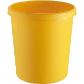 Helit Papierkorb 18l gelb