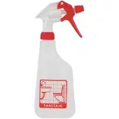 Betra Sprühflasche Sanitär 600 ml Rot, Transparent
