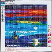 Centrum Diamond Painting 30*30cm. MÅNESKIN