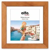 Alfo. Nina 30x30 cm braun m. Ppt 15x15 cm, Holzrahmen