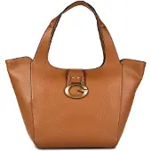 GUESS Elegante Damenhandtasche Braun mit Schutzfüßchen und Innenfach