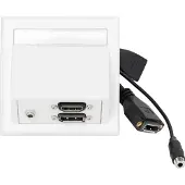 VivoLink WI221292, HDMI + DisplayPort + 3.5mm, Weiß, 10 g, 20 g