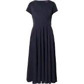 Vera Mont Cocktailkleid "Cocktailkleid im Glitzer-Look", Damen, Gr. 44, EURO, blau (night sky), Obermaterial: 92% Polyamid PA. 5% Polyester PES. 3% Elasthan EL., Kleider Cocktailkleid
