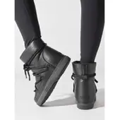INUIKII Schneeschuhe Full Leather 75203-087 Schwarz 35