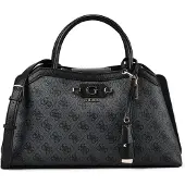 GUESS Vielseitige schwarze Damenhandtasche mit abnehmbarem Schulterriemen