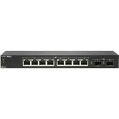 SonicWALL Switch SWS12-8 - Switch - managed - 8 x 10/100/1000 + 2 x Gigabit SFP - Desktop - mit 3 Jahre 24x7 Support
