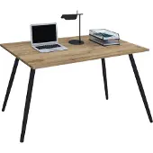 VCM Schreibtisch Computertisch Bürotisch Skandanivischer Retro Look Salia 110x50 cm