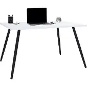 VCM Schreibtisch Computertisch Bürotisch Skandanivischer Retro Look Salia 160x80 cm