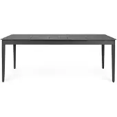 Natur24 Tisch Nebula 200/300 x 100 x 75 cm Aluminium Anthrazit