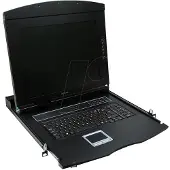 Logilink KVM Konsole m. 17" QWERTZ Keyboard