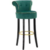 Mauro Ferretti Barhocker Luxus Creme Cm 46X48X96