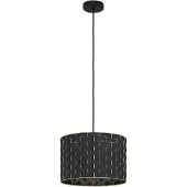 Eglo MARASALES Hängeleuchte Hängelampe Pendellampe Pendelleuchte - H110 x Ø38 cm - schwarz - 1X40W exkl. - IP20
