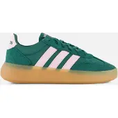 Adidas Sneaker SPORTSWEAR "BARREDA DECODE", Damen, Gr. 38,5, grün (collegiate grün, clear pink, gum 3), Leder, Textil, Schuhe Sneaker, inspiriert vom Design des handball spezial