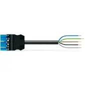 Wago 771-9985/216-201 konfektionierte Anschlussleitung,Eca,Stecker/offenes Ende,blau 7719985216201