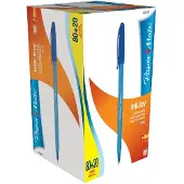 Papermate Inkjoy 100 Cap Triangular Blue Box Of 80+20 Stift 100 Einheiten