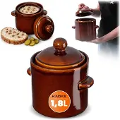 Kadax Fassbeiztopf mit Kragen 1,8L