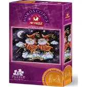 Art puzzle Puzzle Tierkreiszeichen: Zwillinge 100 Teile