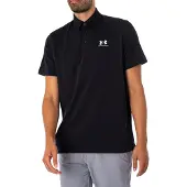 Under Armour Lockeres Poloshirt mit Symbol, Schwarz L
