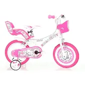 Dino Bikes Hello Kitty kinderfiets van 35,5 cm met accessoires