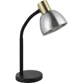 Eglo MACERE Tischleuchte Tischbeleuchtung - L22 x B12 x H34 cm - schwarz, messing-gebürstet - IP20