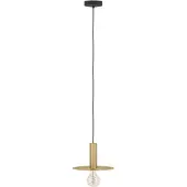 Eglo Hängelampe Escandell, 1-flammige Pendelleuchte über Esstisch, Esszimmerlampe New Retro, Hängeleuchte aus Metall, E27, Ø 25 cm