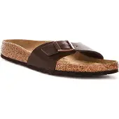Birkenstock Madrid Dunkelbraun - Damen Hausschuhe - 040393