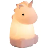 Eglo LED Nachtlicht Castellino, Akku Tischlampe Einhorn, Kinderzimmer Deko Mädchen, Nachttischlampe Kinder Baby Bett, touch bedienbar, warmweiß, RGB