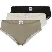 Schiesser String "Modern Multipacks" Spitzenbänder, Baumwollmischung, Single Jersey