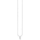 Thomas Sabo Kette weisser Stein silber