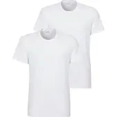 BOSS Rundhalsshirt "TShirtRN 2P Comfort" Packung, 2 Stk. mit Ton-in-Ton Logo-Schriftzug