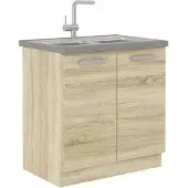 Bigbuy PVC Eiche Gelegentliches Möbel - 80x52x82 cm