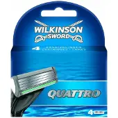 Wilkinson , Quatro, Rasierklingen, 4 Stück