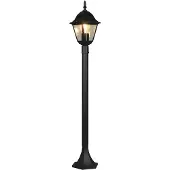 TRIO 405760132 LIVENZA Außenstehleuchte/Pfosten H1000mm 1xE27 IP44 schwarz matt