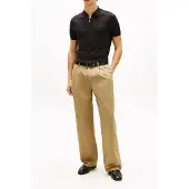 Tommy Hilfiger Interlock Zip Regular Polo Black Größe: L | Poloshirts Outlet | Herren | Schwarz