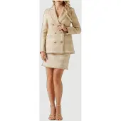 Guess Marciano GUESS Claudia Mini Skirt Velvet Taupe Lux Twe Größe: 38 | Miniröcke Outlet | Damen | Schwarz