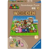 Ravensburger WOODEN Puzzle Kids 44 Teile - Nintendo Super Mario