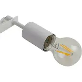 LINDBY Tischleuchte Hubi, weiß, Glas, Ø 22 cm, Pilzform