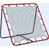 Famanu Fußball Rebounder 4'x4' Stahl - Verstellbares Bounce Back Netz
