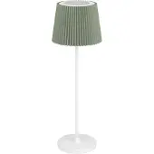 Eglo Tischlampe Leonero weiß mit grün