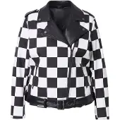 Angel of Style Lederjacke in schwarz | Gr.: 50