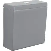 Sapho PACO Keramik-Spülkasten für Kombi-WC, Grau matt