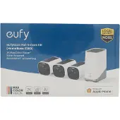 Eufy eufyCam E40 3er-Pack + HomeBase 3