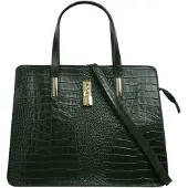 Cluty Handtasche Damen 021321 dunkelgrün