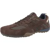 Geox U Snake K Herren Sneaker U4207K 022EK C6222 Wildleder Schuhe Braun , Schuhgröße:45 EU