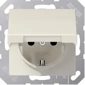 JUNG Steckdose 1f ws glz AS UP Klappd IP20 ZP ABAS1520KL