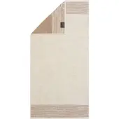 Cawoe Handtuch - Luxury Home, C Two-Tone, Walkfrottier Natur / 50x100cm