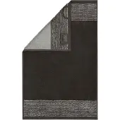 Cawoe Gästetuch - Luxury Home, C Two-Tone, Walkfrottier Basalt / 30x50cm