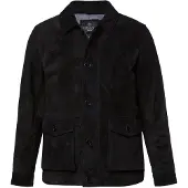 Boston Park Lederjacke in schwarz | Gr.: 60/62