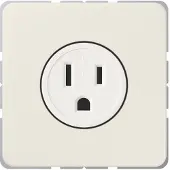 JUNG Steckdose 1f cws glz CD UP IP20 ZP NEMA CD521-15